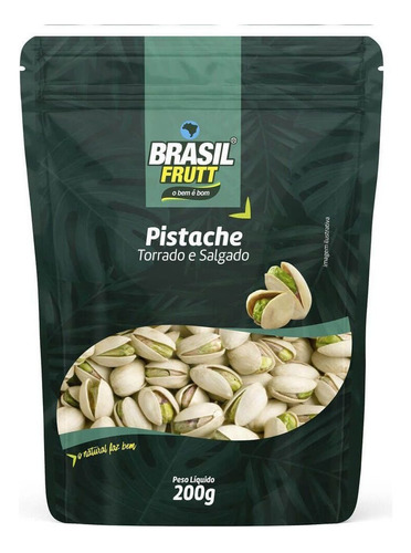 Pistache Torrado E Salgado Brasil Frutt 200g