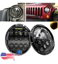 Comprar 2pcs 7 Pulgadas Ronda Led Faro Lámpara De Luz Hummer Jeep Wr