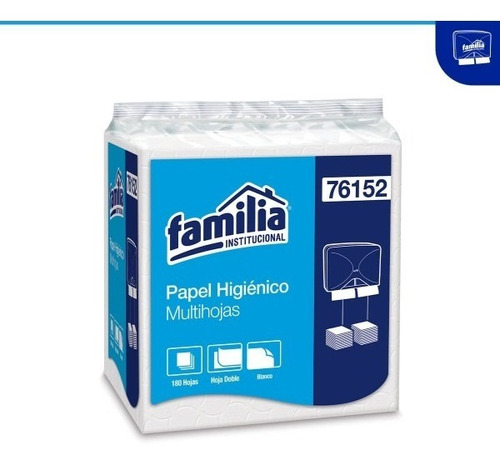 Papel Higiénico Multihojas Blanco Hoja Doble X 180 Hojas