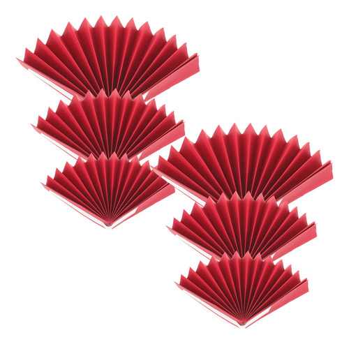 Abanico De Mano Floral Plegable De Color Liso Para Decorar,