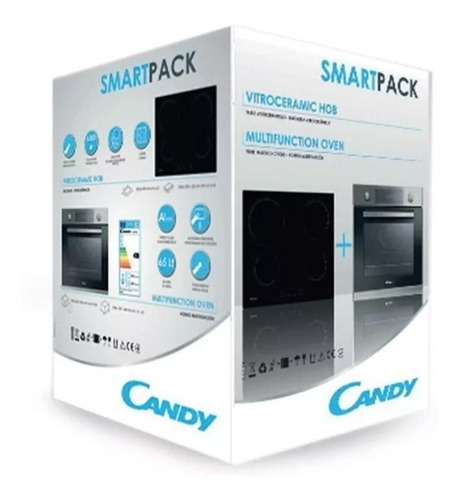 Combo Horno Eléctrico Candy Fcp605xl + Anafe Vitrocerámico