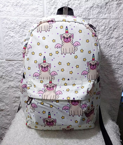 Mochila Kawaii Escolar Universitaria Reforzada Perricornio