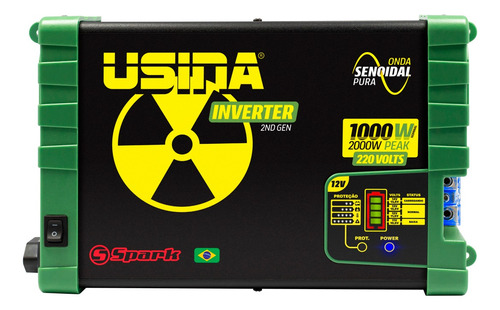 Inversor Senoidal Usina Inverter 1000w 12v 220v Modelo 2021