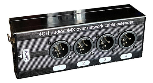 1 Cable De Audio Xlr Y Dmx A Través De Red De 4 Canales Y 3