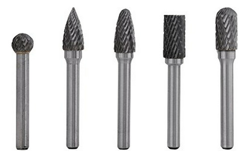 Rotary Burr Bits, Fydun 5 Pcs Tungsten Steel Grinding Burr 6