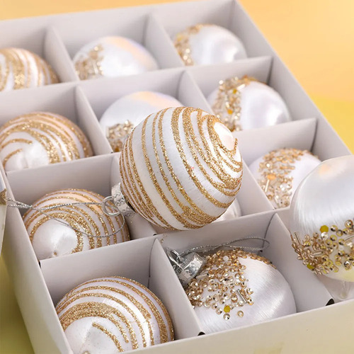 Adornos Para Árboles Con Bolas De Navidad De Terciopelo