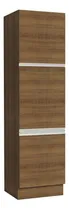 Comprar Mueble De Cocina Armario Despensa Vertical Madesa Glamy 3 Puertas Marrón