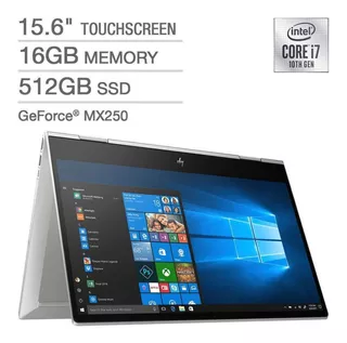 Hp Envy X360 Dr1075cl 15,6 I7/16gb/512ssd/touch/fhd 2en1 Sil