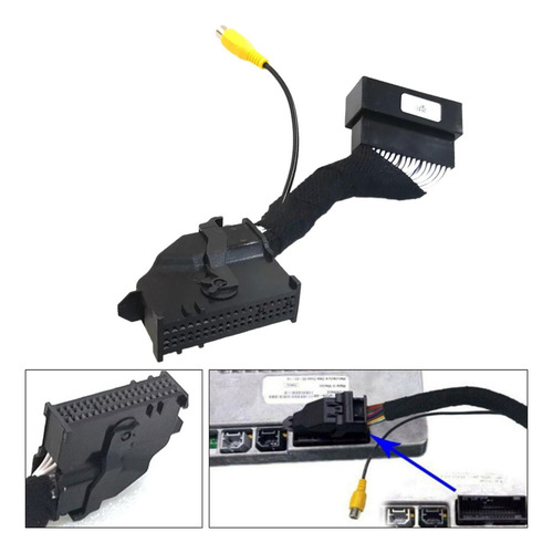 Convertidor De Cable Adaptador De Cámara De Visión Trasera