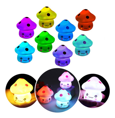 Tornadoz Juguete De Hongos Que Cambia De Color Con Luz Led .