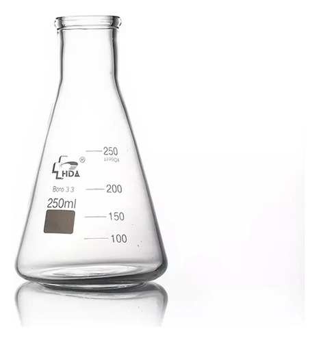 Erlenmeyer 3000ml  Borosilicato 3.3 Envio