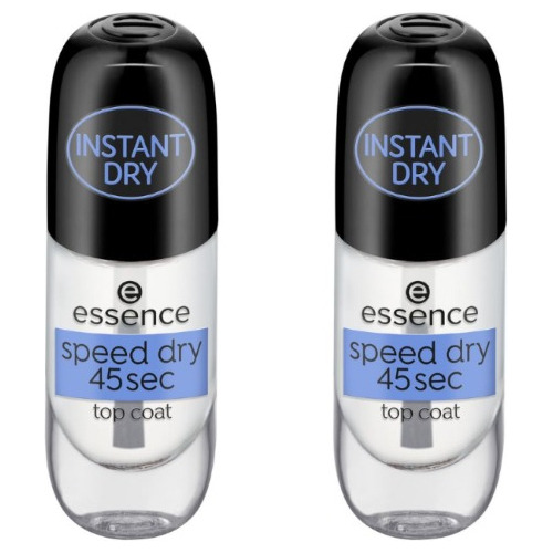 Kit 2 Top Coat Finalizador Secante Speed Dry 45 Sec Essence