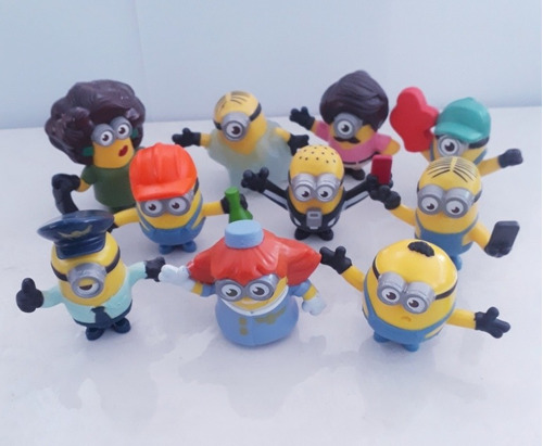 Juguetes 10 Minions De Mcdonalds Del 2020.   C3