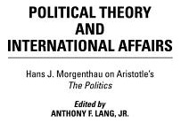 Libro Political Theory And International Affairs: Hans J....