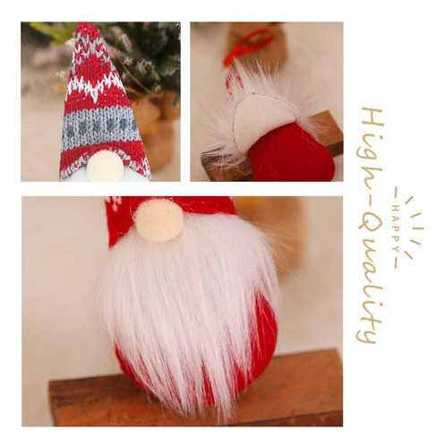 8 Unidades Para Adornos Árbol Navidad Gnomos, Coración Vacac