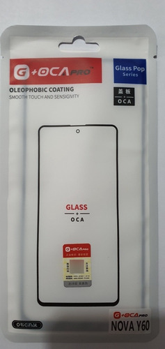 Refaccion Gorilla Glass Compatible Hua Nova Y60 +mica Oca