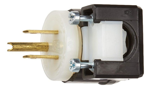 Leviton 5266-ca De 15 Amperios, 125 Voltios, Enchufe Angular