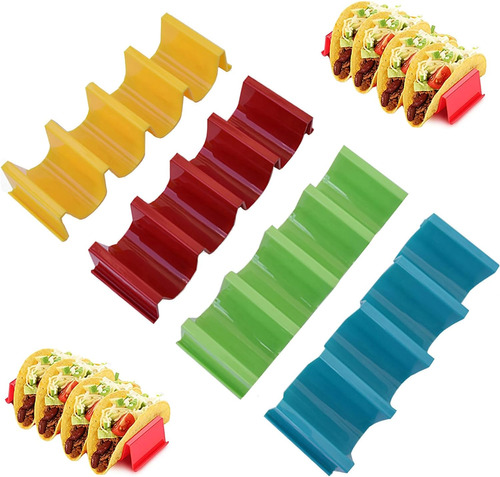 Soporte Para Tacos, 2 Soportes Para Tacos, Platos De Taco, S