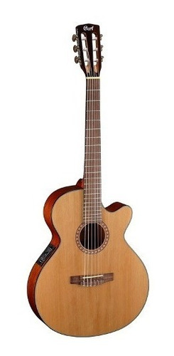 Guitarra Electroacústica Nylon Cort Cec5 Nat + Garantía