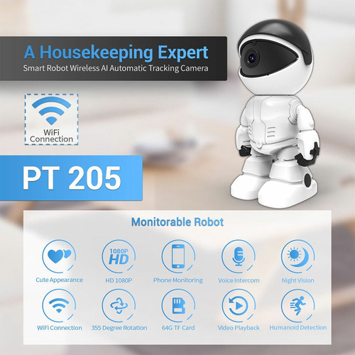 Para Cámara Cctv Ip De Seguridad Inalámbrica Inteligente De