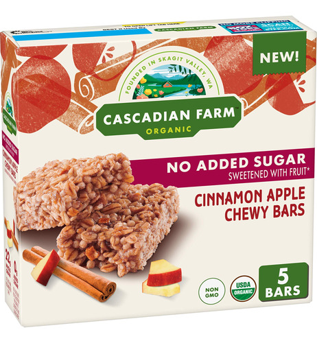 Cascadian Farm Barras De Granola Masticables Organicas Y Man