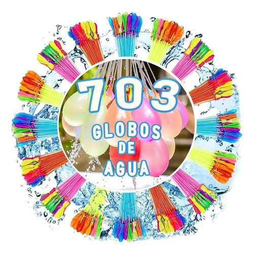 . Fiesta En La Piscina Con Globos De Agua De 777 Colores