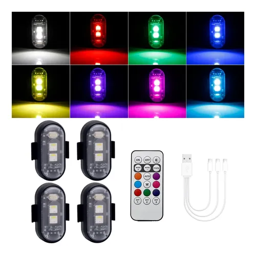 comprar Lecart 4 Pcs Luces Led Inalámbricas Para Automóviles Scooter