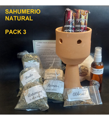 Sahumerio Natural Pack 3