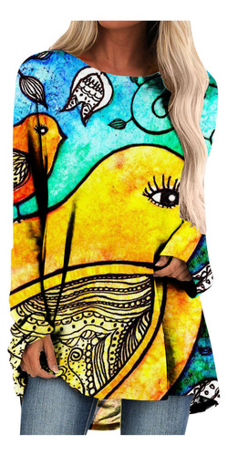 Ropa De Mujer Con Estampado 3d De Animales, Paisaje Natural,