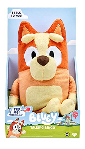 Bluey - Peluche De Bingo Parlante De 12 - Interactivo - Cant