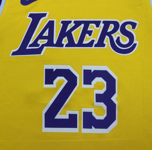 Jersey Nba Lakers Lebron James Amarillo Size L