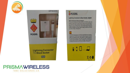 Cable Conector Lightning A Idock 30 Pines iPhone 4 5 6 + New