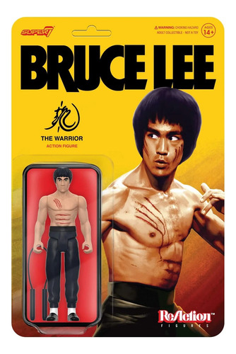 Super7 Bruce Lee Reaction Figura Wave 1 - Bruce Lee (the Wa.