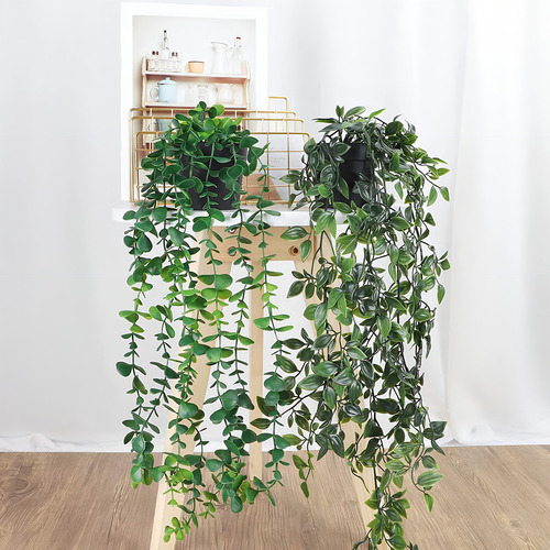 Hiedra Artificial Enredaderas Colgantes 3 Piezas Decoración