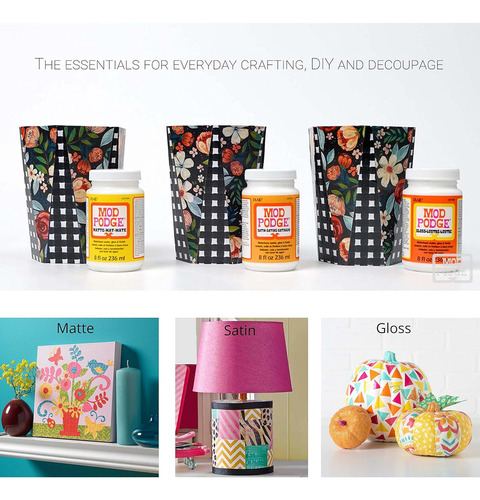 Mod Podge Gloss Sealer, Glue & Finish: All-in-one Craft S...