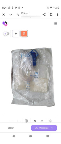 50 Bolsas De Alimentación Mediante Bomba De Infusion