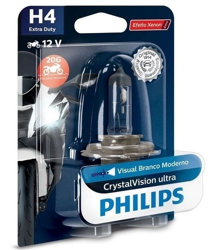 Lampada Farol H4 Philips Moto Fan 125 Fan 150