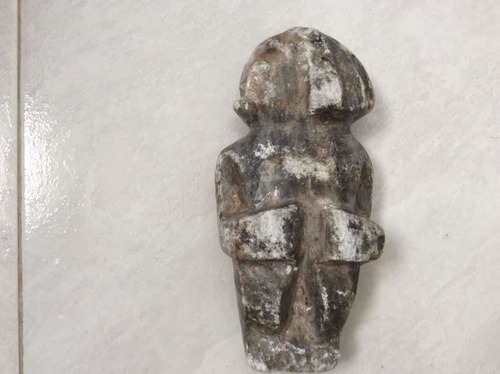 Rara Figura De Piedra Ancestral Del México Antiguo Genuina