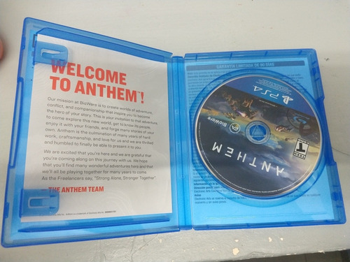 Anthem Para Ps4 (Usado)