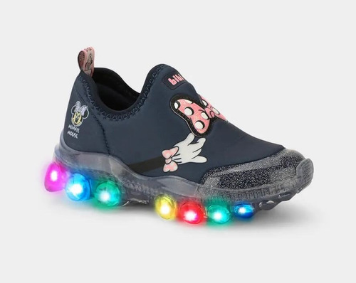 Zapatillas Led Luces Bibi Disney 1217087 Prende Al Pisar
