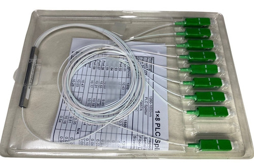 Spliter ( Divisor ) De Fibra Optica 1x8 Sc/apc