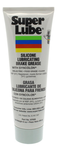 Grasa Lubricante De Silicona Para Frenos Super Lube 97008, 2