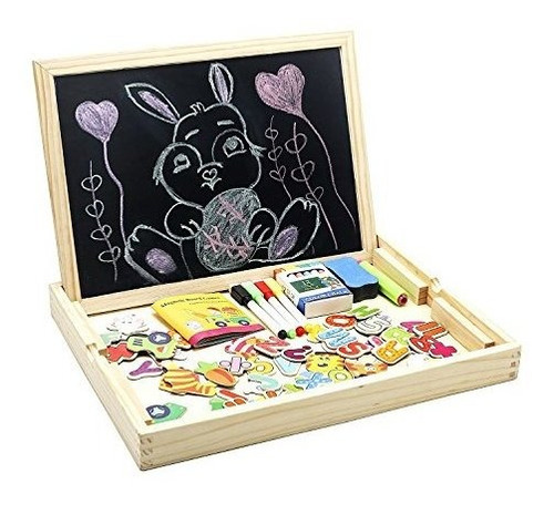 Lewo Juguetes Educativos De Madera Letras Magneticas Numeros