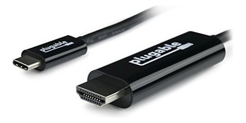 Cable Adaptador Usb C A Hdmi Enchufable: Conecte Computadora