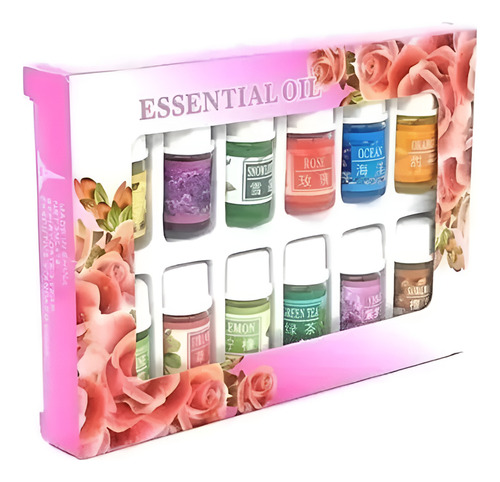 Esencias Aromáticas De Aceite Humificador Difusor Kit De 12
