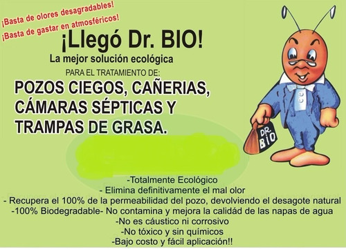 Dr Bio Destapacañerias Pozos Ciegos Envió Todo País X 10 Un