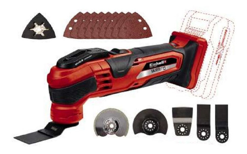 Imagen 2 de 7 de Sierra Oscilante Multicortadora Einhell Cargador Bateria 4ah