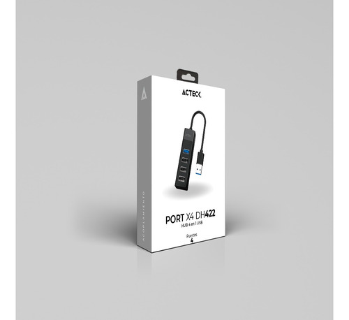 Hub Acteck Port X4 Dh422 1x Usb 3.0 3 X Usb 2.0 Ac-937061