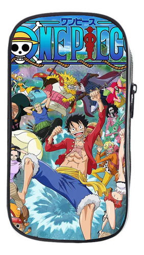 One Piece Luffy Zoro Estuche Para Bolígrafos De Gran Capacid