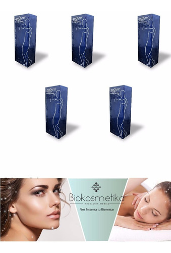 5 Pack Crema Termoactiva Lipo Gym Forte De Biokosmetika